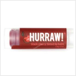 Hurraw Baume à Lèvres Teinté Cerise Noire - Bio, Vegan, Ingrédients Naturels