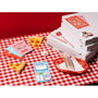 Ketnipz - Set de papeterie avec stylo, crayon, 3 carnets A6, surligneurs, clips décoratifs, autocollants et bloc-notes adhésifs