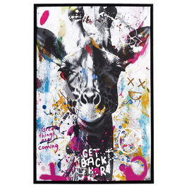 Home Deco Factory Tableau Girafe Graffiti 60x90 cm