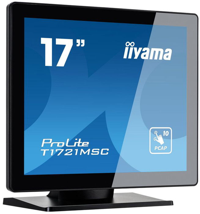 Iiyama ProLite T1721MSC-B2 - Écran tactile PCAP 17" (1280x1024) 10 points tactiles, Haut-parleurs, Ports VGA/HDMI/USB, Monture réglable Iiyama ProLite T1721MSC-B2 - Écran tactile PCAP 17" (1280x1024) 10 points tactiles, Haut-parleurs, Ports VGA/HDMI/USB, Monture réglable