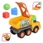 Smoby - Camion Harry ABC 30 cm - Jouet en Plastique avec Sons et Lumières - Fonctionne sur Piles (Incluses) - À partir de 12 Mois