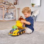 Smoby - Camion Harry ABC 30 cm - Jouet en Plastique avec Sons et Lumières - Fonctionne sur Piles (Incluses) - À partir de 12 Mois