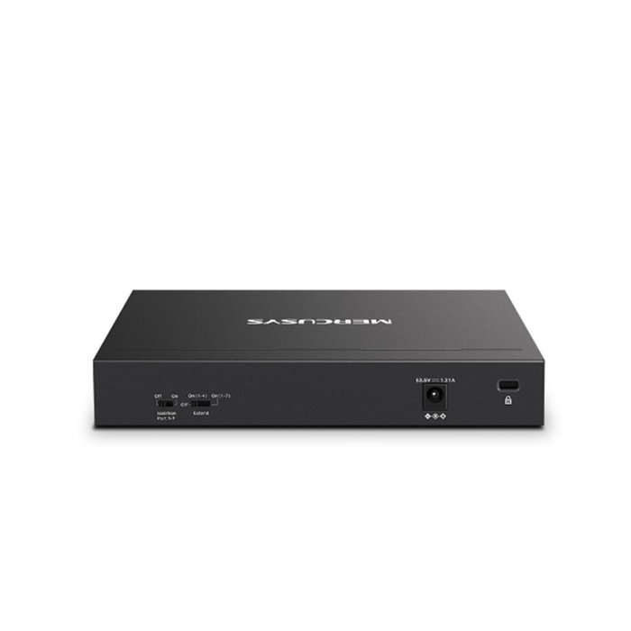 Mercusys MS108GP Switch 8 ports Gigabit avec 7 ports PoE+. en noir