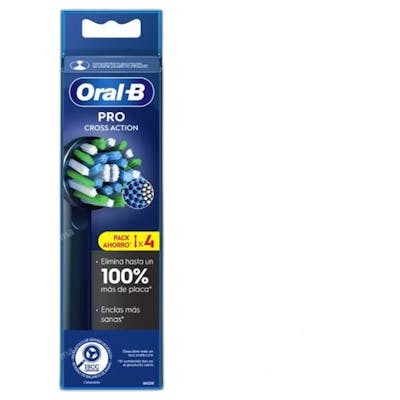 Oral-B PRO CROSS ACTION Noir, 4 unités