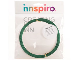 Innspiro Fil en aluminium Magic Wire vert foncé 1,5 mm 5 m