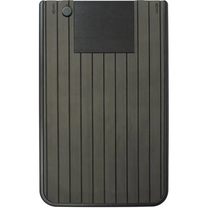 Ubbink - Support de douche solaire Solaris 2 en 1 - Réservoir d'eau supplémentaire de 20 litres - Surface antidérapante en EVA - Anthracite