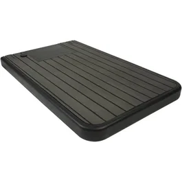 Ubbink - Support de douche solaire Solaris 2 en 1 - Réservoir d'eau supplémentaire de 20 litres - Surface antidérapante en EVA - Anthracite