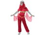 Atosa Déguisement Princesse Arabe Rouge Enfant