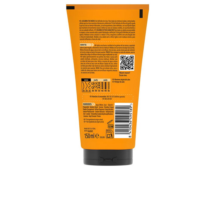 Schwarzkopf Mass Market Gel définissant boucles GOT2B CURLZ 150 ml