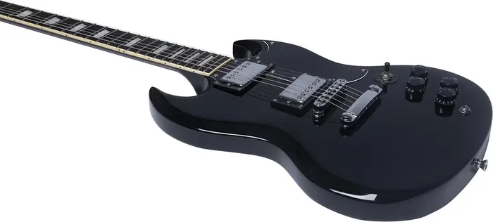 EKO Starter DV300 Guitare électrique type SG - Noir