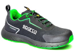 Sparco Chaussure de sécurité Traction Sanyo Noir/Vert Taille 42