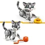 LEGO Creator 31163 Jeu de construction 3-en-1 Le chat joueur avec animaux articulés - 407 pièces, pour enfants à partir de 8 ans