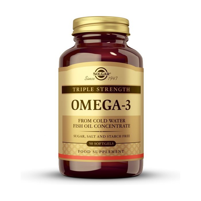 Solgar Oméga 3 Triple Concentration 50 Capsules Souples