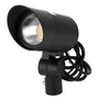 Spot LED Jardin COB 24W 2160Lm 6000K Noir avec Pique