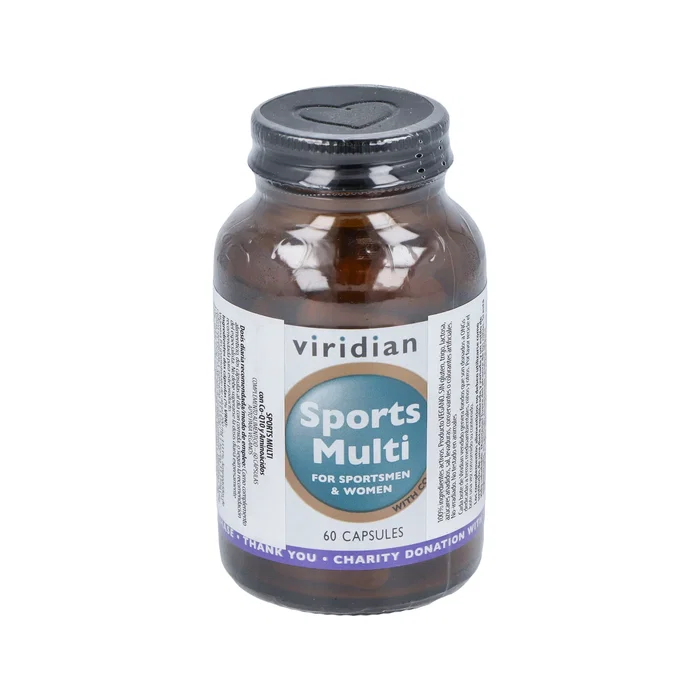 Viridian Sports Multi 60 Capsules Végétales Complément Alimentaire Multivitamines Minéraux Haute Puissance Viridian Sports Multi 60 Capsules Végétales Complément Alimentaire Multivitamines Minéraux Haute Puissance