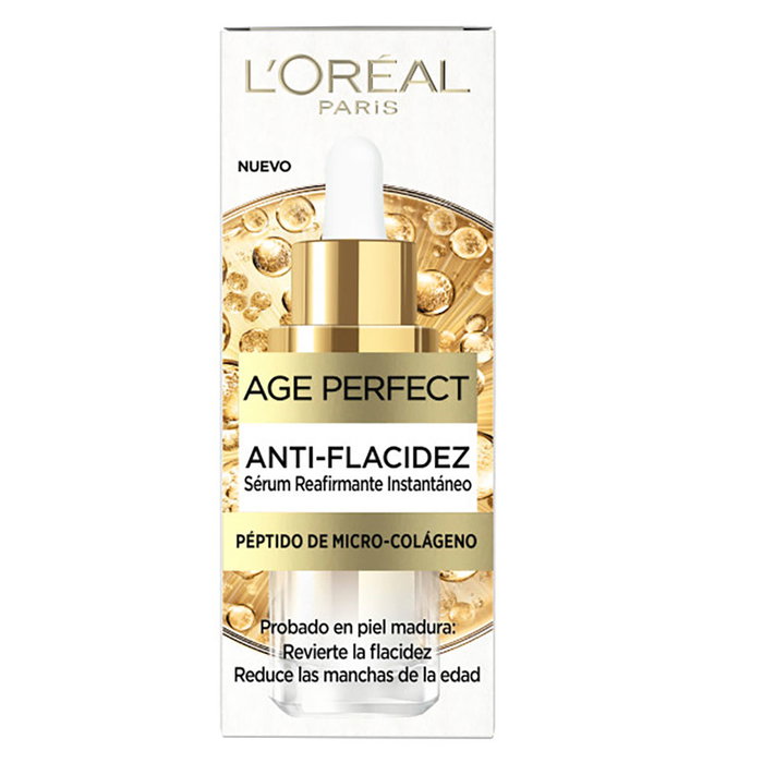 L'Oréal Paris Sérun Micro-Collagène Age Perfect - Anti-relâchement, Fermeté, Hydratation 24h - Avec Niacinamide - 30 ml