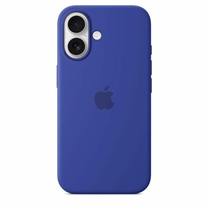 Apple Coque en silicone avec MagSafe pour iPhone 16 - Ultramarine