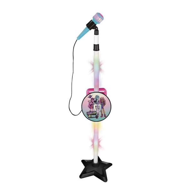 Reig Microphone de karaoké sur pied avec amplification et connexion MP3, 3 piles AA, éclairage, pour enfant (3 ans et plus) Reig Microphone de karaoké sur pied avec amplification et connexion MP3, 3 piles AA, éclairage, pour enfant (3 ans et plus)