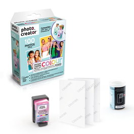 CANAL TOYS Set Caméra Instantanée Papier Couleurs Photo Creator