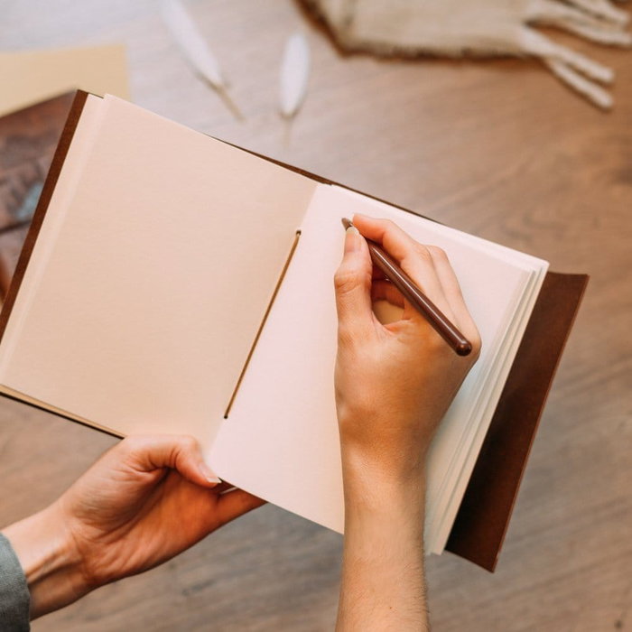 Harry Potter carnet en cuir végétalien