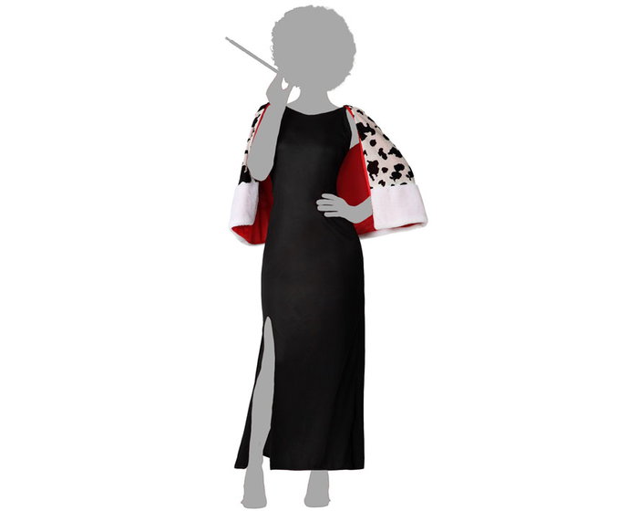 Disfraz Cruella de Vil pour femme, Taille M-L