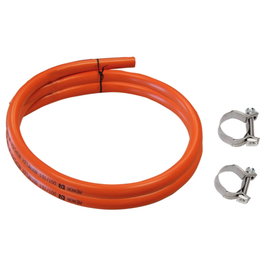 Vassary Kit de tuyau de butane 1,5M avec 2 colliers de serrage