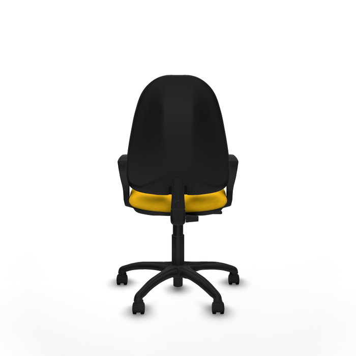 PIQUERAS Y CRESPO Chaise de bureau Algarra, tissu jaune