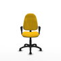 PIQUERAS Y CRESPO Chaise de bureau Algarra, tissu jaune