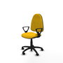 PIQUERAS Y CRESPO Chaise de bureau Algarra, tissu jaune
