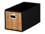 KIPIT Organisateur rectangulaire en bambou noir