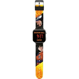 Kids Licensing - Montre LED Dragon Ball : Goku et Vegeta - Affichage numérique, changement de fond d'écran - Montre pour enfant dès 4 ans