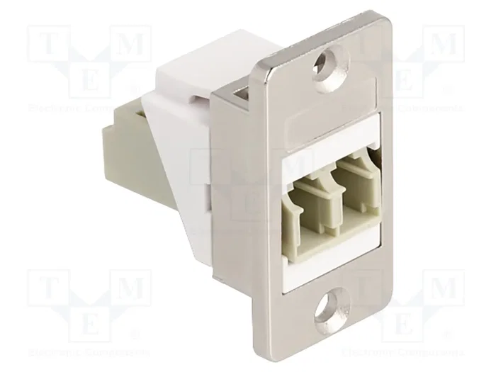 DELOCK Connecteur fibre optique Keystone LC duplex OM2 DELOCK Connecteur fibre optique Keystone LC duplex OM2