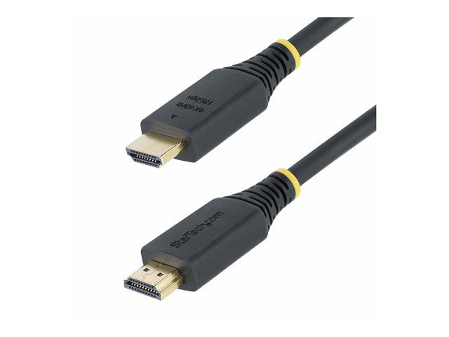 Startech Cable HDMI 0.3M 4K 60Hz Macho-Macho Noir Haute Vitesse 18Gbps HDR10