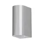 RABALUX Aplique extérieur moderne "Chile" RAB-8019 2xGU10 IP44 métal et verre pour éclairage dirigé, couleur marron ancien