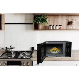 Continental Edison Micro-ondes avec Gril CEMO23BG, 23 L, 1280 W, Noir, Dimensions 48 x 29,3 x 33,7 cm