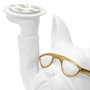 Home Deco Factory VACIABOLSILLOS BULLDOG BLANCO