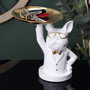Home Deco Factory VACIABOLSILLOS BULLDOG BLANCO
