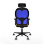 Piqueras y Crespo Chaise de Bureau avec Appui-tête Jorquera 2D036G2 Jaune