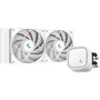 Deepcool LE520 - Watercooling AIO pour CPU - Compatible Intel LGA1851/1700/1200/115X & AMD AM5/AM4 - 2 ventilateurs 120 mm ARGB - Blanc