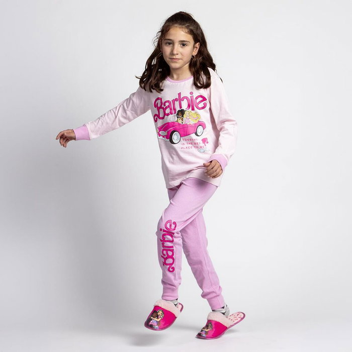Barbie Pyjama Enfant Rose Taille 10 Ans