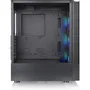 Thermaltake View 200 TG ARGB - Boîtier PC Moyen Tour Noir, ATX/Micro-ATX, 3 Ventilateurs ARGB 120mm, USB 3.0, Panneau en Verre Trempé