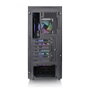 Thermaltake View 200 TG ARGB Boîtier PC Moyen Tour ATX Noir Panneau Verre Trempé 3 Ventilateurs 120mm