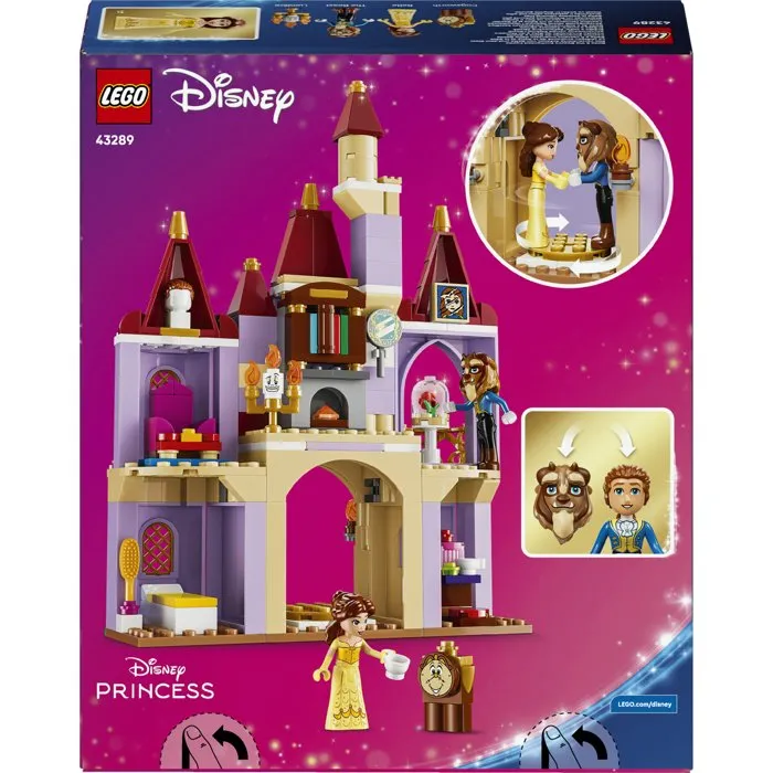 LEGO Disney Princess 43289 Le Château Enchanté de la Belle et la Bête - Jouet de Construction 5 Ans