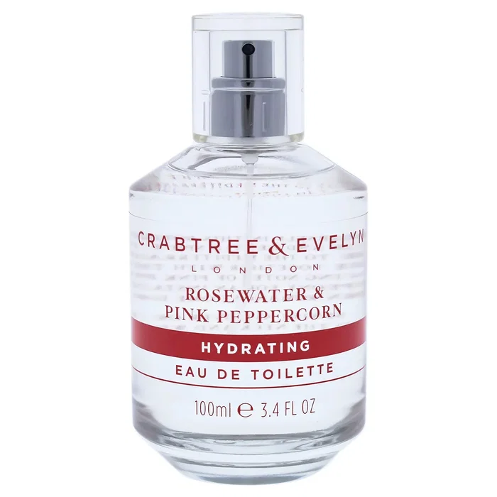 Crabtree & Evelyn Rosewater & Pink Peppercorn Eau de Toilette pour Femme 100 ml Crabtree & Evelyn Rosewater & Pink Peppercorn Eau de Toilette pour Femme 100 ml