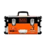 BLACK+DECKER Perceuse à percussion sans fil 18V BDC718AS2F-QW avec coffret de 80 accessoires, 2 batteries et chargeur - Kit professionnel pour travaux sur bois, métal et pierre