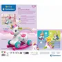 Clementoni - Licorne à bascule et à roues - Rose - Capteur de caresse et détecteur de mouvement - Jouet interactif évolutif pour enfant