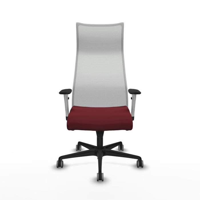 Piqueras y Crespo Chaise de Bureau Albacete Bordeaux et Blanc
