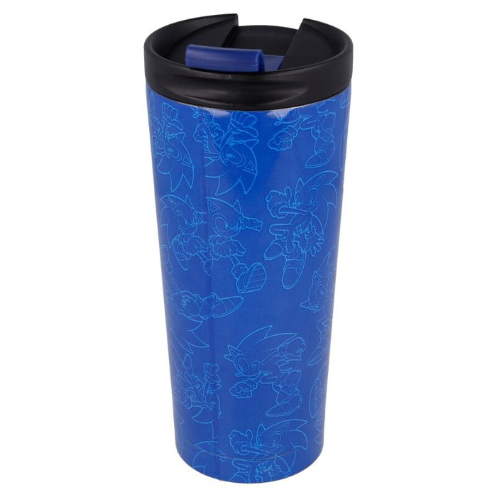STOR Tasse à café en acier inoxidable Sonic The Hedgehog 425 ml