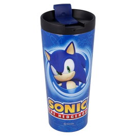 STOR Tasse à café en acier inoxidable Sonic The Hedgehog 425 ml