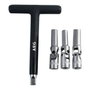 AEG Clé à bougie de préchauffage diesel avec 3 douilles 8-10-12mm, taille standard 3/8